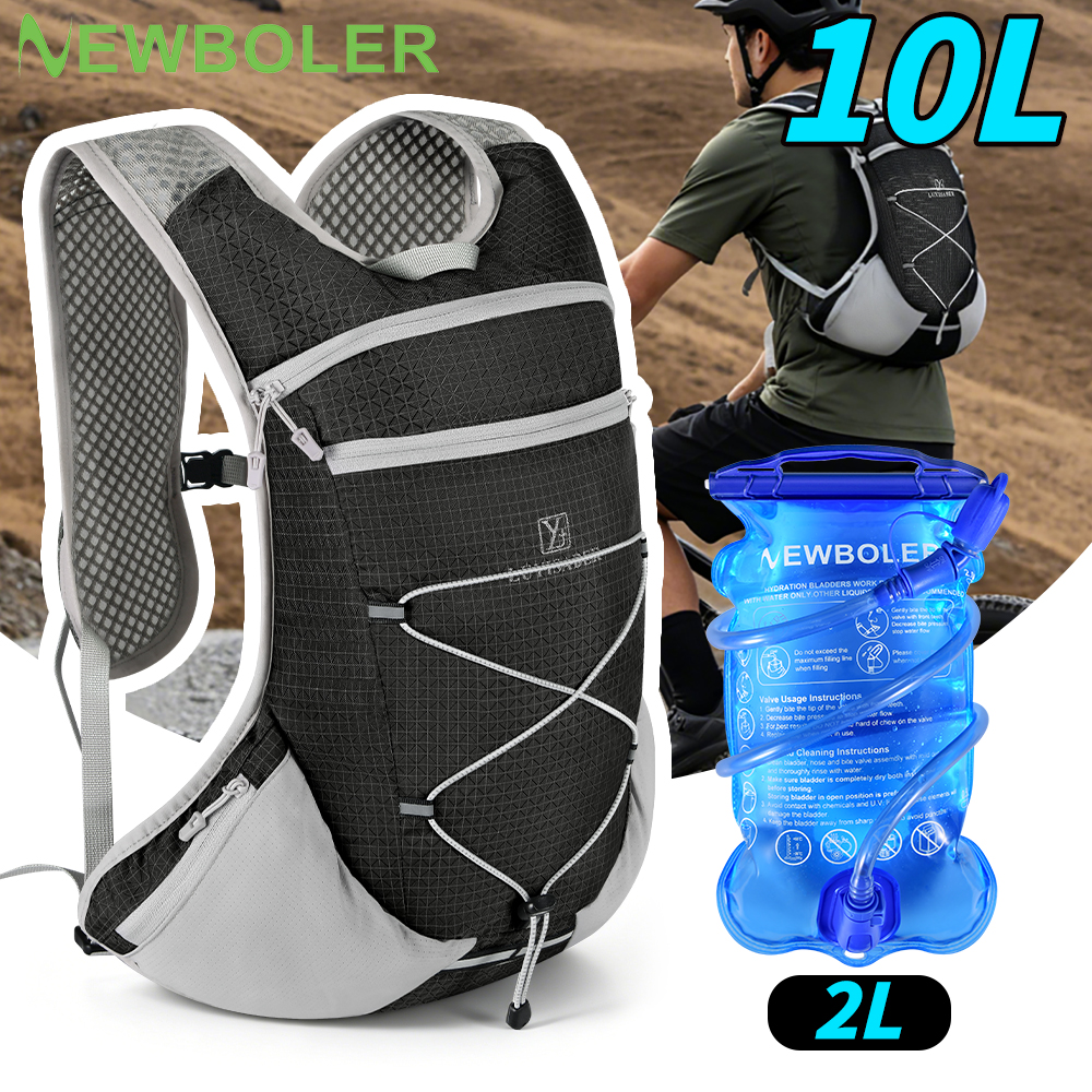 Mountain Biking Rucksack - NEWBOLER 10L Ultralight Cycling Backpack Ergonomic