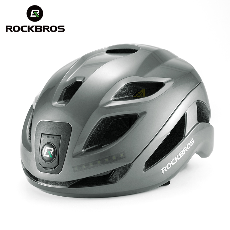 Mountain Biking Helmet Kids - ROCKBROS Bicycle Light Helmet Type-C Charging