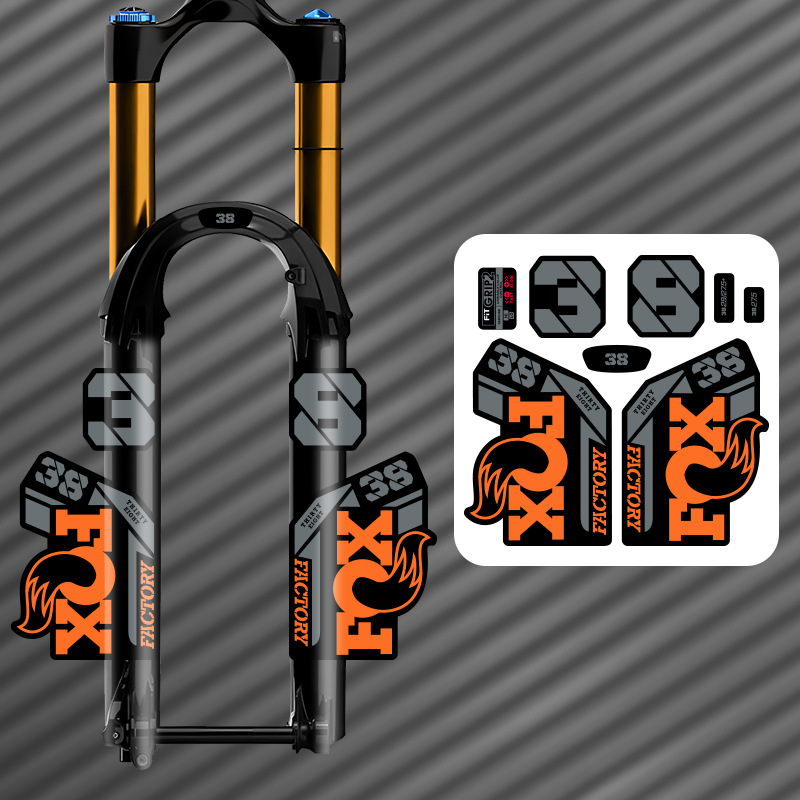 Mountain Biking Wallpaper - ENDURO Front Fork Stickers For MTB