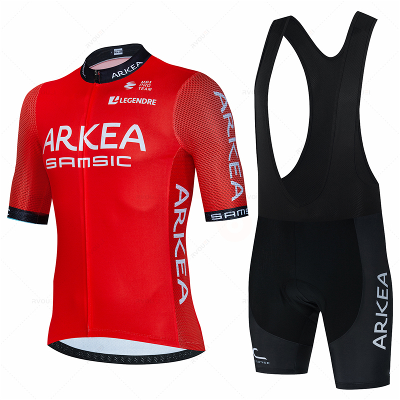 Mountain Biking Wallpaper - Arkea Cycling Jersey Sets for Men,