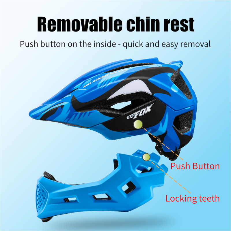 BATFOX Kids Full Face Bike Hel - огляд і ціна Mountain Biking Helmet Kids