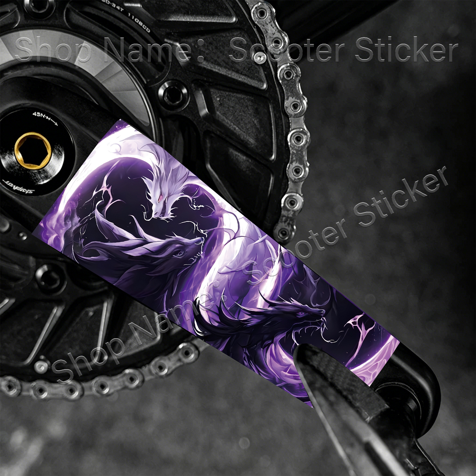 1 Set Purple & White Dragon Yi - огляд і ціна Mountain Biking You Yangs