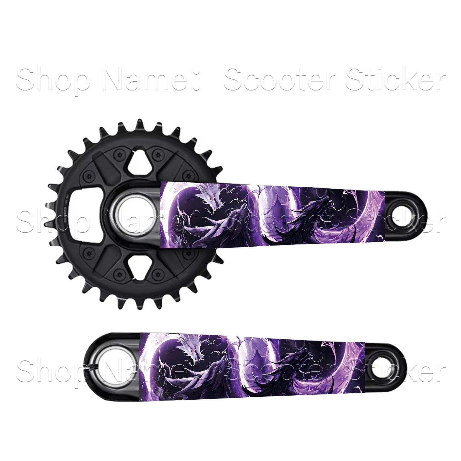 1 Set Purple & White Dragon Yi - огляд і ціна Mountain Biking You Yangs