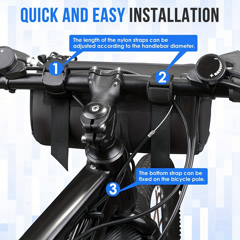 Bike Handlebar Bag Waterproof  - огляд і ціна Mountain Biking Bag