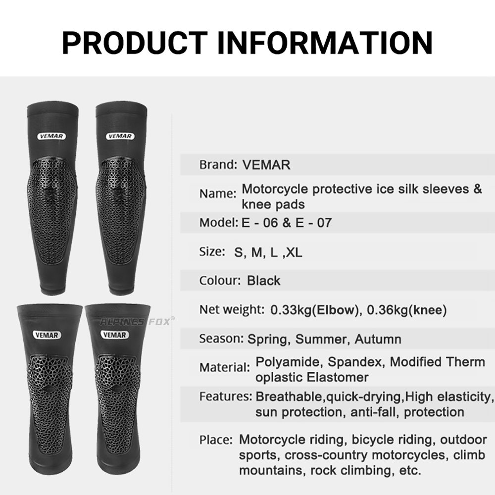 VEMAR Breathable Anti-fall Mot - огляд і ціна Mountain Biking Elbow Pads