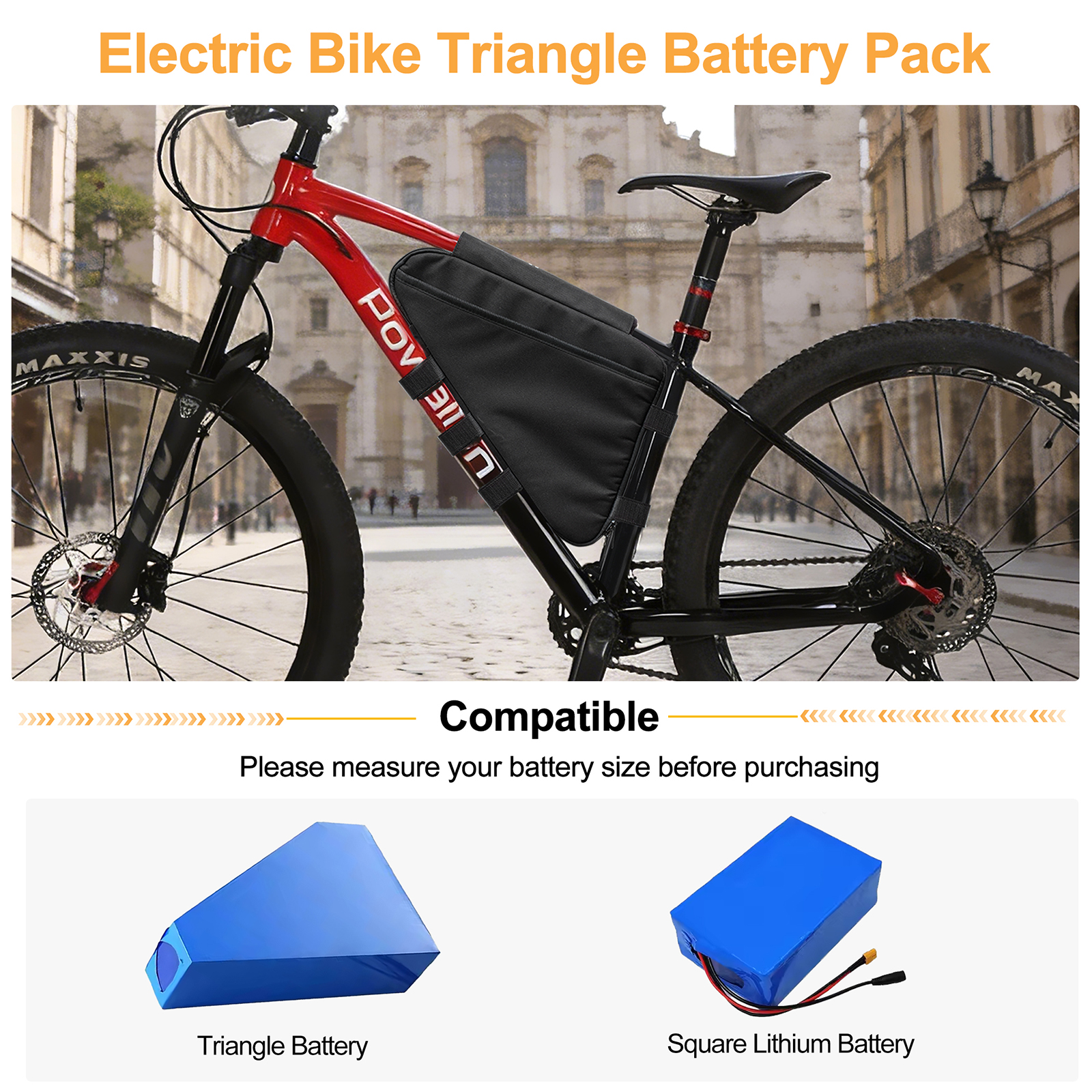 E-Bike Triangle Battery Bag Wa - огляд і ціна Mountain Biking Bag