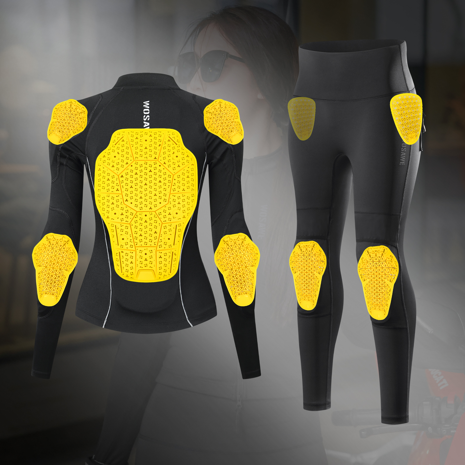 WOSAWE Summer Breathable Motor - огляд і ціна Mountain Biking Elbow Pads